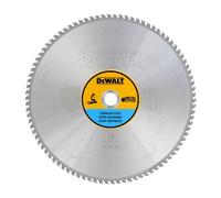 DEWALT - DT1922-QZ - Lame de Scie Circulaire Stationnaire en Carbure - Spécial MTCG/Inox - Dimensions 355x25,4mm - Disque 90 Dents - Angle d'Attaque 10° - Meuleur à Trois Puces Modifié et Limiteur