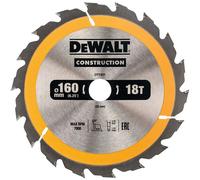 DeWALT DT1931 Lame de scie circulaire 160 x 20 mm 18T ATB 20°.