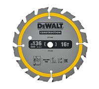 DeWalt DT1946-QZ - Hoja para sierra circular portátil para construcción 136 x10mm 16T (DC)