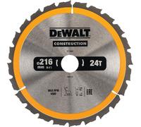 DeWALT DT1952 Lame de scie circulaire 216 x 30 mm 24T