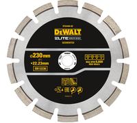 Disque diamant Ø230x22,23mm ELITE DEWALT DT20466-QZ pour béton asphalte