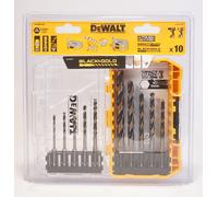 DeWalt Jeu de forets à métaux HSS-G DT20620-QZ – 10 pièces, queue hexagonale