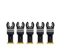 Jeu de 5 lames pour métal DEWALT DT20727-QZ - 30x43mm - pour multi-cutter