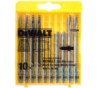 DeWalt - Coffret lames de scie sauteuse DT2294 - 10 lames XPC bois et métal, attache en T