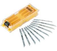 DeWalt - Coffret plastique 10 lames pour scie sauteuse DT2296-QZ - XPC HCS BiM - pour bois