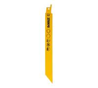 DEWALT DT2323-QZ Lame pour Scies Sabre Bimétal, Argent, 203 mm, Set de 100 Pièces
