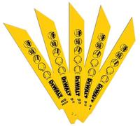 DeWalt Lame de scie sabre DT2384-QZ bimétal 152 mm bois et métal – Lot de 5