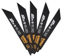 DEWALT Lame de scie sabre BIM métal DT2408L-QZ 203 mm 2X LIFE - Pack 5