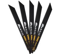 DeWalt Lames pour scie sabre DT2409L-QZ bi-métal Extreme 2X 305 mm Argent 5 unités