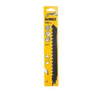 DeWalt DT2420-QZ Lame de scie sauteuse TCT 240 mm 2TPI Ciment et brique