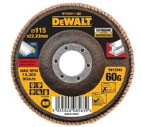 DeWALT DT30611-QZ Disque a Lamelle K40 Plat, Gris, 125 mm