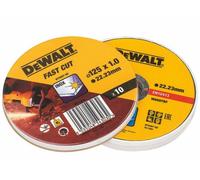 DeWALT DT3507 Disque a tronçonner pour Inox 125 x 1,0 mm 10 pieces en boîte