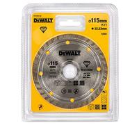 DeWALT DT3702 Lame diamantée 115 x 22,2 mm Turbo