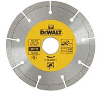 DeWALT DT3711 Lame de scie diamantée segmentée 125 x 22,2 mm pour la coupe a sec