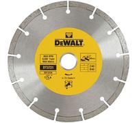 DeWALT DT3721 Lame de scie diamantée segmentée 180 x 22,2 mm pour la coupe a sec