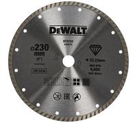 DEWALT DT3732-QZ DT3732-QZ-Disco de Diamante Turbo 230x22.2mm, Argent, 230mm