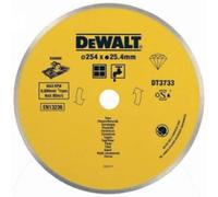 DeWalt Lame de scie diamant DT3734-XJ 250 x 25,4 mm pour porcelaine et pierre Argent