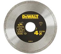 DeWalt Disque diamant DT3736-XJ fritté HP4 125 x 22,2 mm jante continue Argent