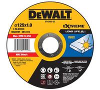 Dewalt DT43902-QZ Disque à tronçonner l'inox 125x22,2mm, épaisseur 1mm, moyeu plat
