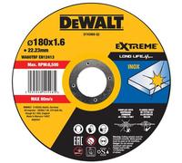 DEWALT Disque à tronçonner DEWALT High Performance acier inoxydable plat 180x1,6mm Quantité:1