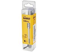 DEWALT Rallonge pour perceuse DT4592‑QZ 140 mm – tige antidérapante, système anti-rotation