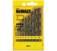 Coffret de 10 forets métal DEWALT DT5911-QZ HSS-R