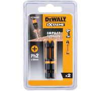 DeWalt DT70532T-QZ 1 Embout torsionPh2, 0 W, 0 V, Argent, 50mm, Set de 2 pièces