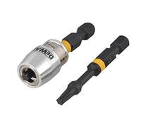 DeWalt Embouts à impact DT70537T-QZ – 2 T20 + adaptateur magnétique verrouillable (set de 3)