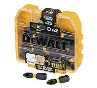 DEWALT DT70556T Petite Boîte d'embouts Impact Torsion - 25 x PZ2 25mm - Pour Perceuse-Visseuse
