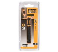 DeWalt Embouts Flextorq DT70566T-QZ PZ2 89 mm Argent Set de 2 pièces