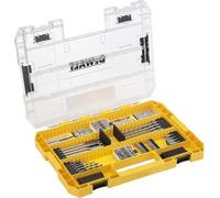 DeWalt Coffret DT70762-QZ 85 pièces – Forets béton/métal et embouts, SDS-Plus