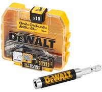 DeWalt Coffret d'embouts DT71511-QZ TOUGHCASE – 16 embouts (PH2,PZ2,PZ3,T20,T25) Guide magnétique