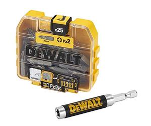 DeWalt DT71560-QZ Coffret d'Accessoires TOUGHCASE - Embouts de Vissage - PZ2 25mm x25 - Pour Perceuse-Visseuse Argent