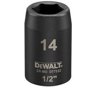 DeWALT DT7532 Extreme Impact Tete hexagonale 14 mm x 1/2''. Short