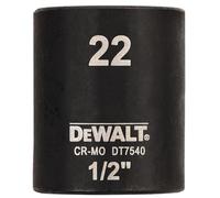 DeWALT DT7540 Extreme Impact Tete hexagonale 22 mm x 1/2''. Short