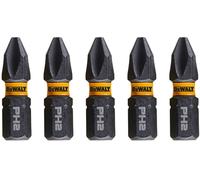 DeWalt Embouts de vissage Impact Torsion DT7994T-QZ – PH2 25 mm – Lot de 5