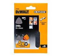 DeWalt Grille de ponçage DTM3095 93 x 93 mm Grain K240 – lot de 5