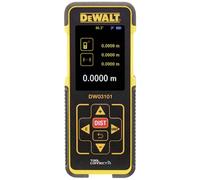 DeWalt Télémètre laser DW03101-XJ – 100 m, ±3 mm/100 m, 3 fonctions, métrique/anglais, 2 piles AAA