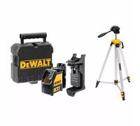 DeWALT DW088CGTRI Laser Croisé Avec Trépied - 2 Lignes - 15 M - Vert