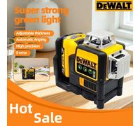 DEWALT DW089LG Laser 12V horizontal 12 lignes 3 axes * 360 degrés, lumière verte, auto-nivelant, outil de traçage vertical croisé pour perceuse no battery