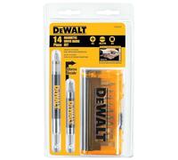 DEWALT DW2097CS Jeu d'embouts de tournevis, guide magnétique, 14 pièces, métal