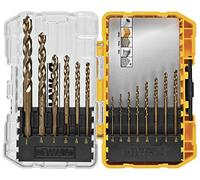 DEWALT DWA1240 Lot de 14 forets en acier allié cobalt avec pointe pilote