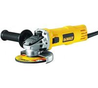 DEWALT DWE4207-QS Meuleuse Ø125 mm - 1010W - Interrupteur anti-redémarrage filaire - Vitesse à vide 11000 tr/min - M14 - Coffret - Carter de protection sans outil - Poignée latérale anti-vibrations et multi-positions - Flasque intérieur/extérieur - Clé de service