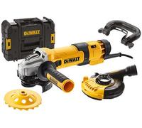 DeWalt Meuleuse d'angle DWE4257KT 125 mm 1500 W + set pour poncer le béton