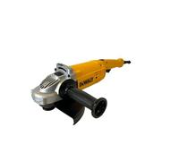 DEWALT DWE492S-QS Meuleuse Ø 230 mm - 2200W filaire - Vitesse à vide 6600 tr/min - Carter de protection ø 230 mm - Poignée latérale multi-positions - Flasque intérieur/extérieur - Clé de service Jaune