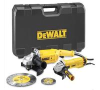 DeWalt DWE492SDT Meuleuse D'angle (DWE492) - M14 X 230mm - 2200W & Meuleuse D'angle (DWE4207) - M14 X 125mm - 1100W