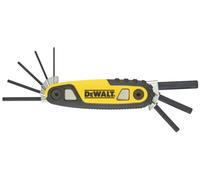 DeWalt Jeu de clés hexagonales coudées DWHT0-70263 métrique 8 pièces (1,5/2/2,5/3/4/5/6/8 mm)