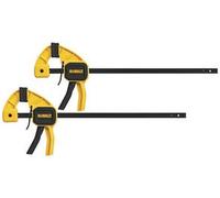 DeWALT DWHT0-83158 Serre-joint a une main Medium 300mm 12IN Pack de 2 45kg force de