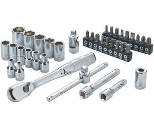 DeWALT DWMT19238-1 Jeu de 37 douilles a cliquet 1/4"