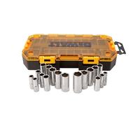 DEWALT DWMT73812 Kit d'outils avec jeu de douilles profondes, entraînement 3/8", 20 pièces
